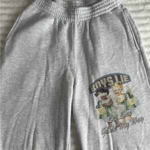 Boys Lie Light Gray Sweatpants